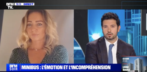 Aurélie Vernaz en direct sur BFM TV. Aurélie Vernaz en direct sur BFM TV.